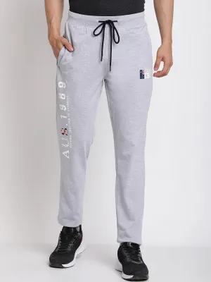 Men's Grey Melange Track Pants