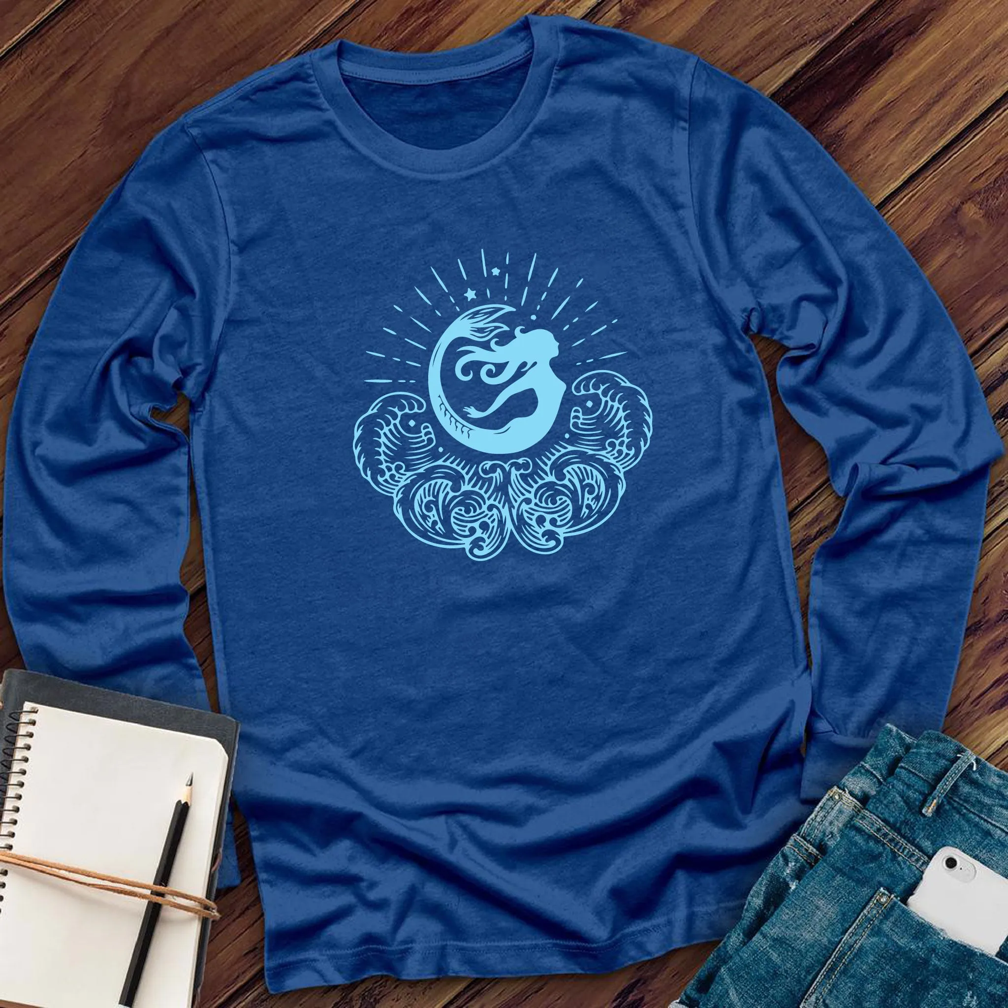 Mermaid Waves Long Sleeve