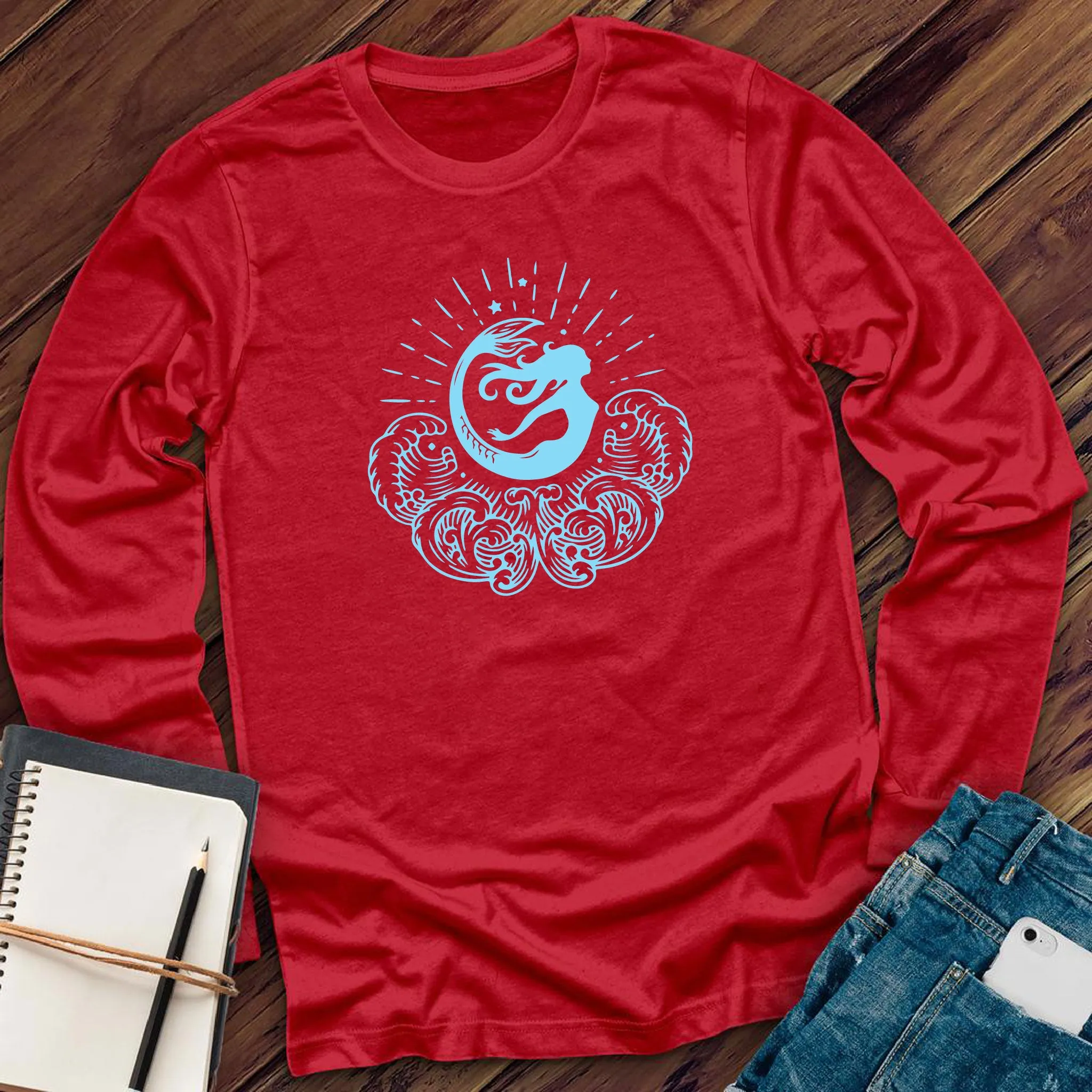 Mermaid Waves Long Sleeve