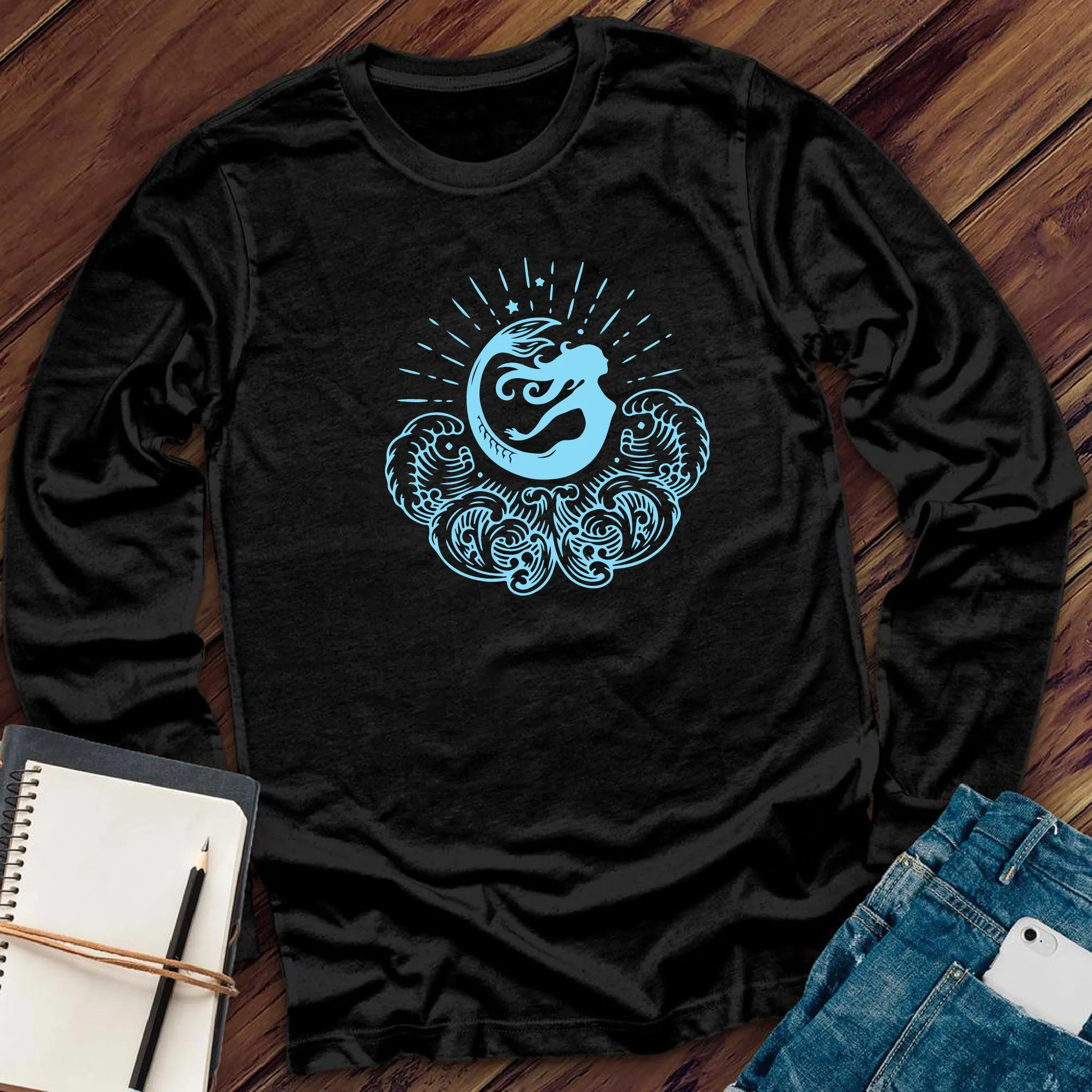 Mermaid Waves Long Sleeve