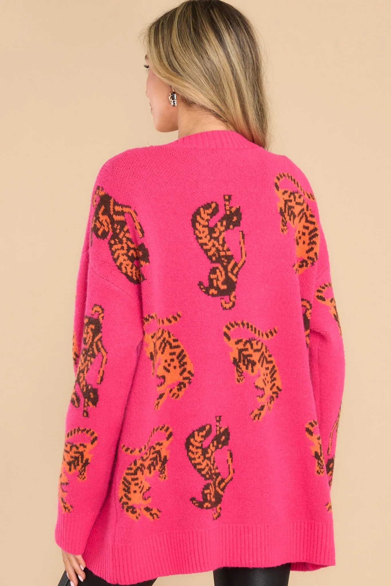 My Dearest Darling Hot Pink Cardigan