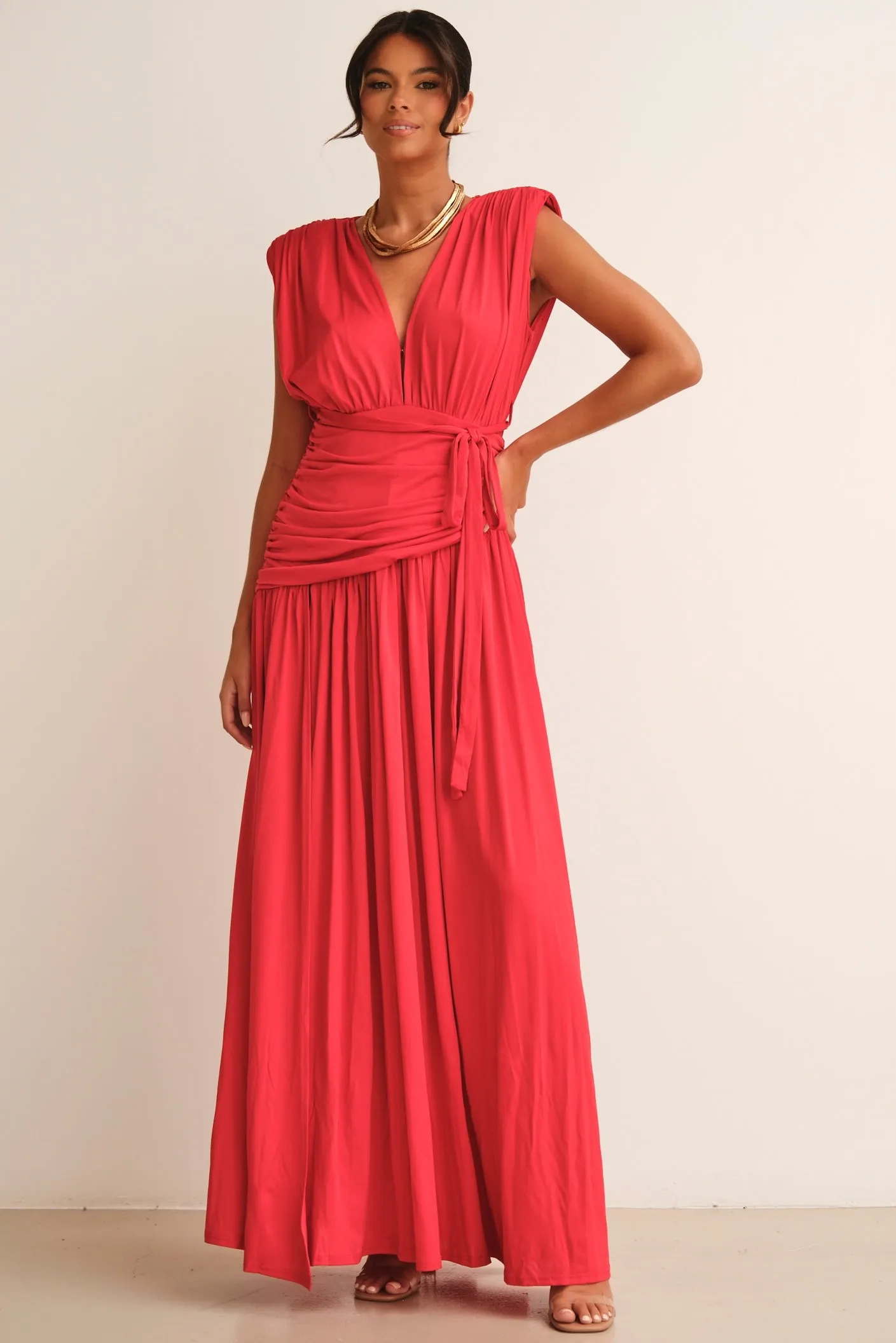 Myra Maxi Dress Red