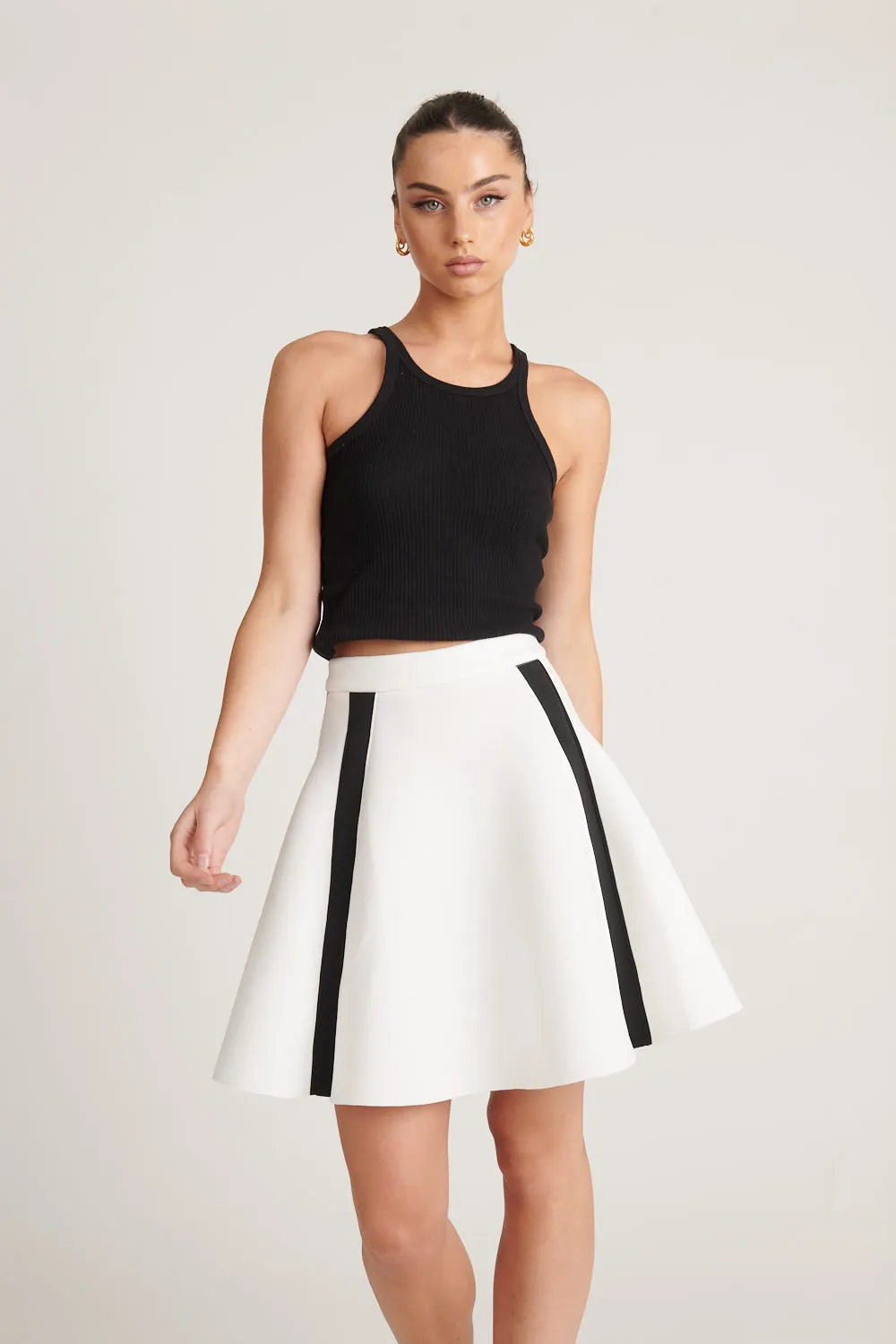 Neoprene Illusion Skirt