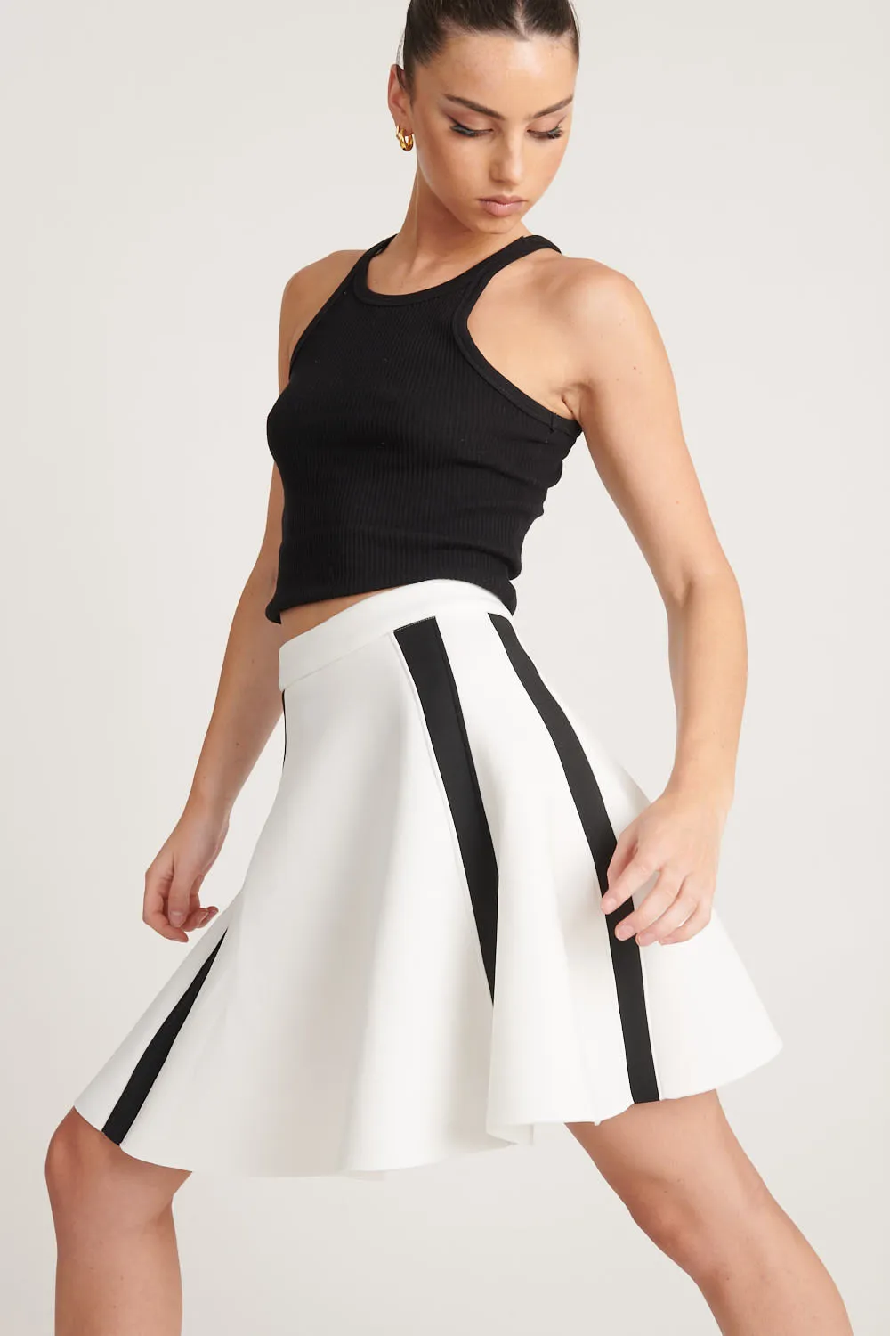 Neoprene Illusion Skirt