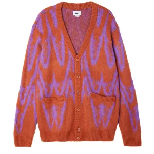 Obey Helix Cardigan - Copper