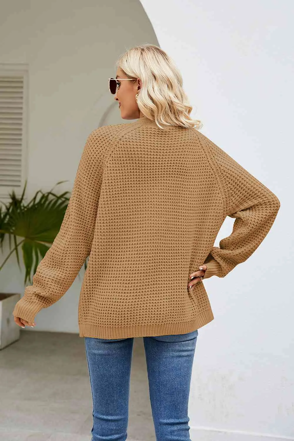Open Front Cardigan with Pockets