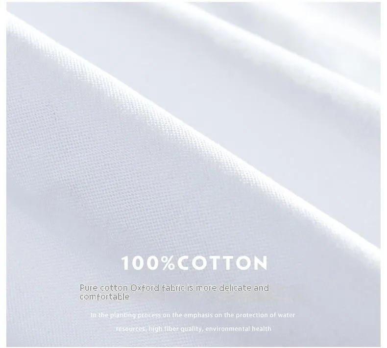 Oxford Cloth Breathable Cotton Artistic Loose Long-sleeved Men's Shirt