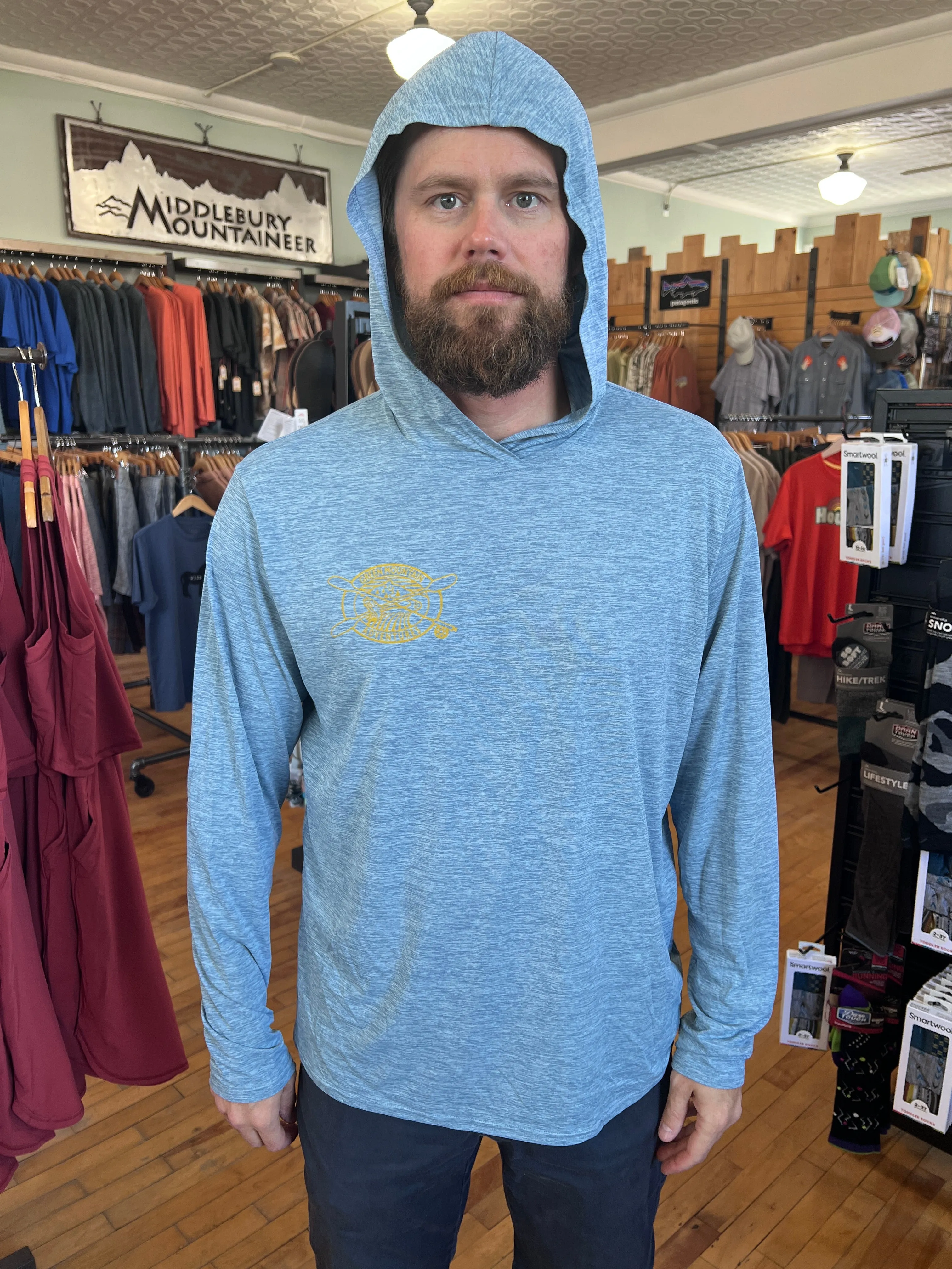 Patagonia M's Capilene Cool Daily Hoody - GMA/Maple Trout Logo