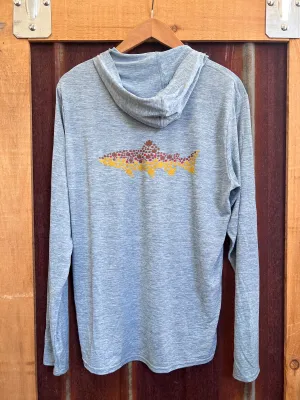 Patagonia M's Capilene Cool Daily Hoody - GMA/Maple Trout Logo
