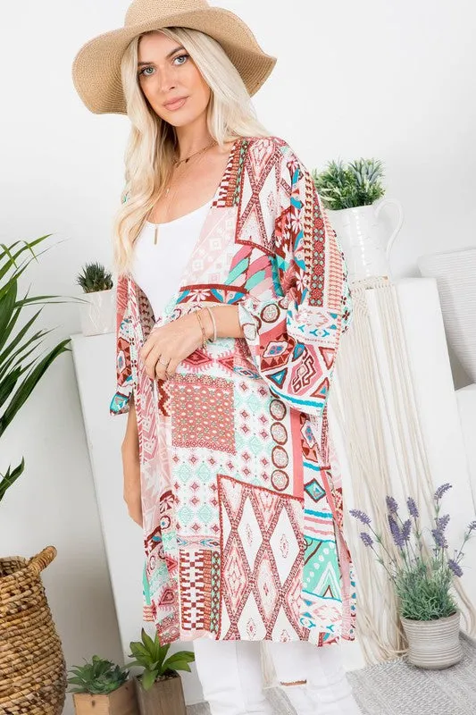 Patch Work Cardigan