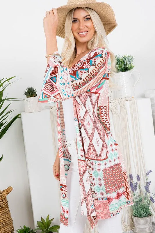 Patch Work Cardigan