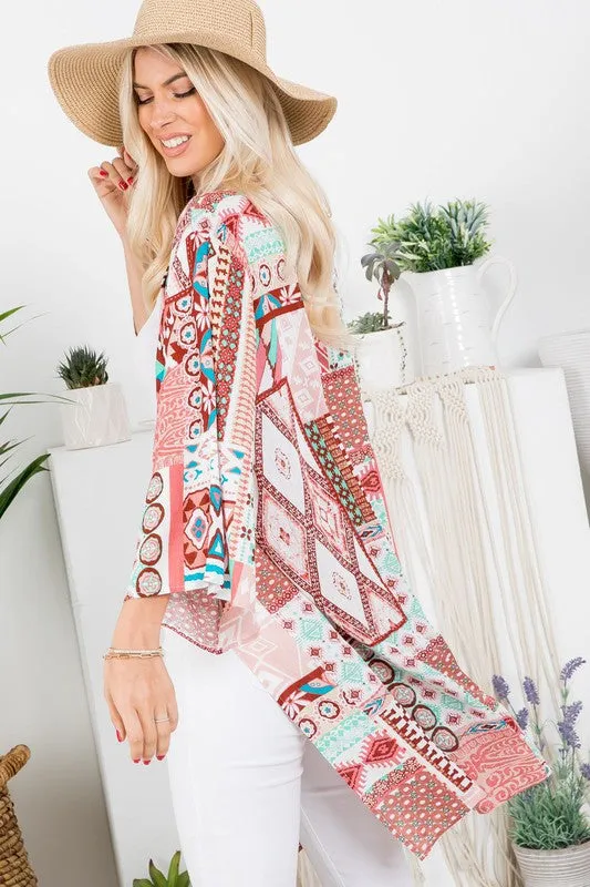 Patch Work Cardigan