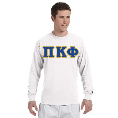 Pi Kappa Phi Champion Long-Sleeve Tee - Champion CC8C - TWILL