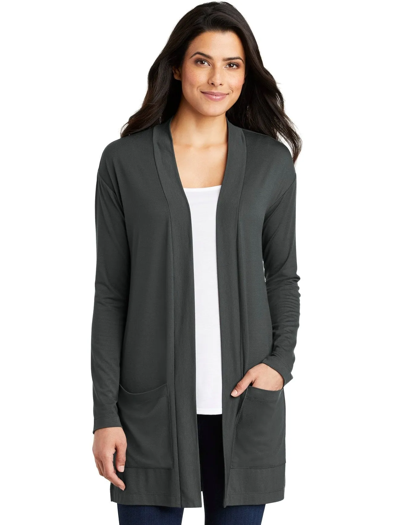 Port Authority Ladies Concept Long Pocket Cardigan