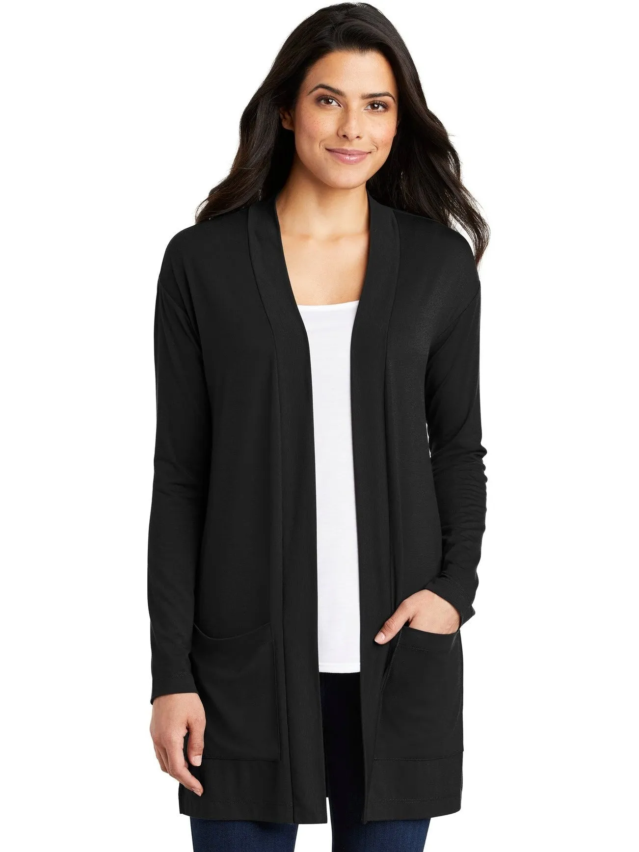 Port Authority Ladies Concept Long Pocket Cardigan