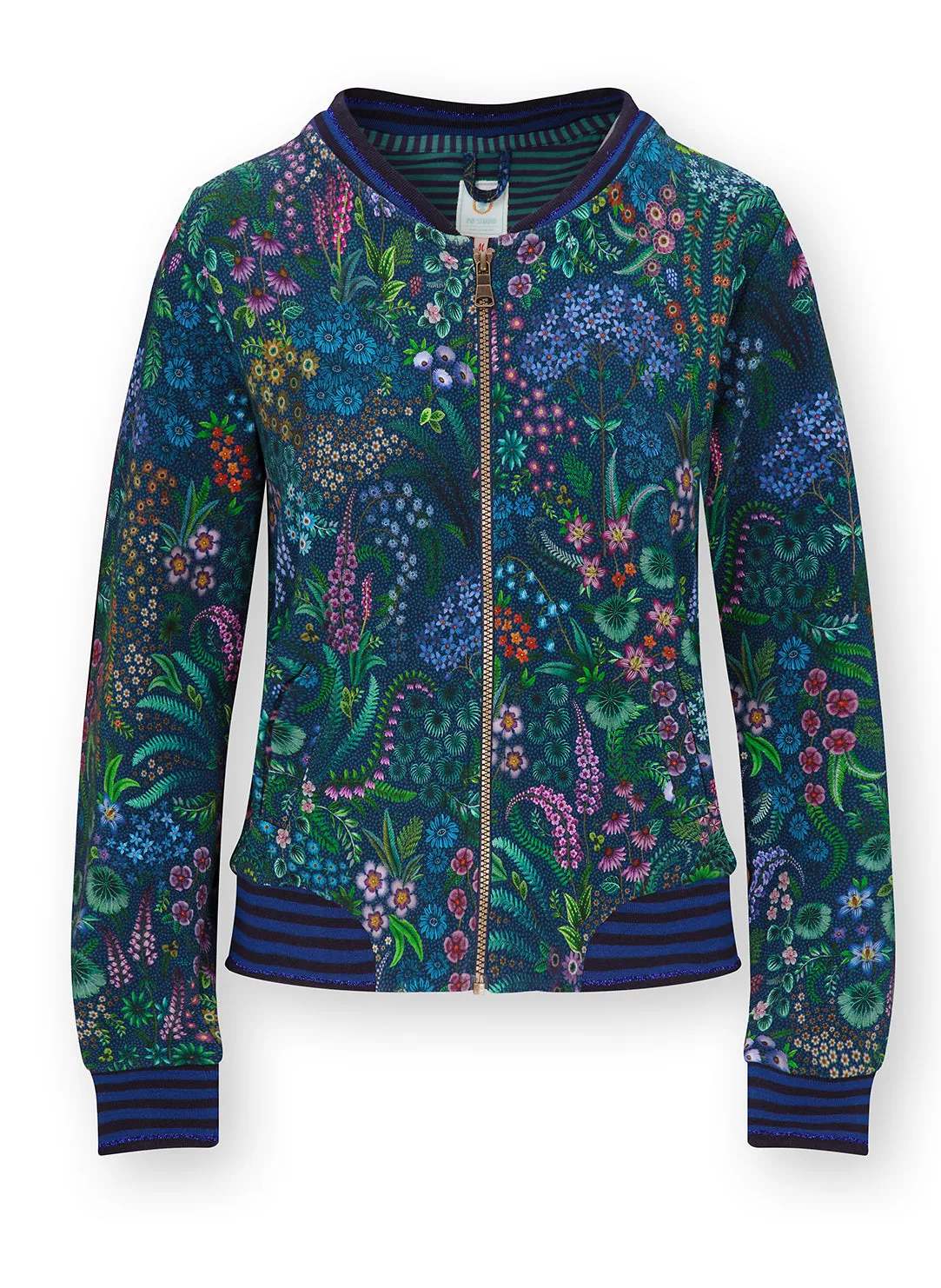 Querida Dark Blue Nicos Zip Jacket