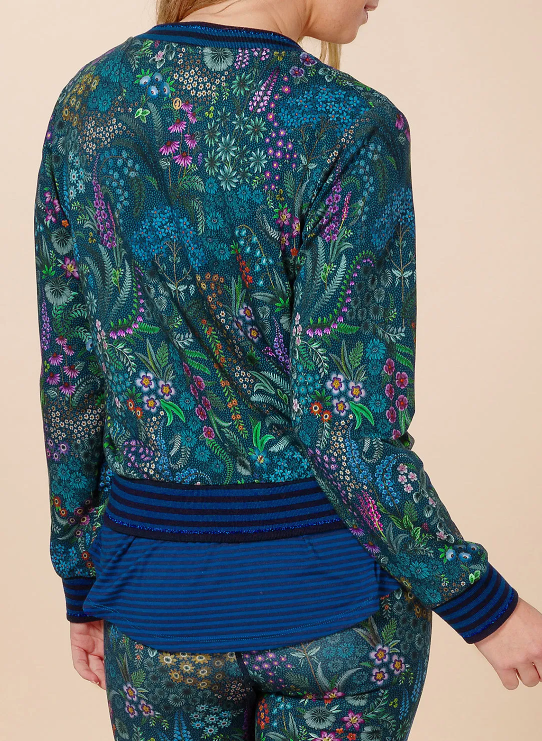 Querida Dark Blue Nicos Zip Jacket