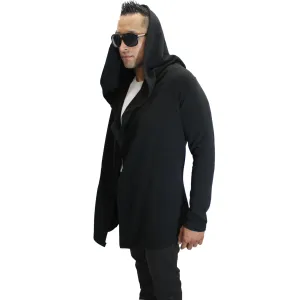 "Silas" Black Fashion Cardigan