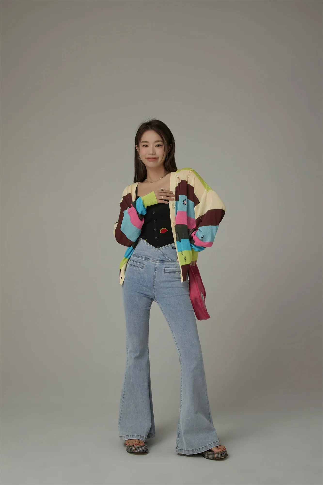 Rainbow Color Cardigan