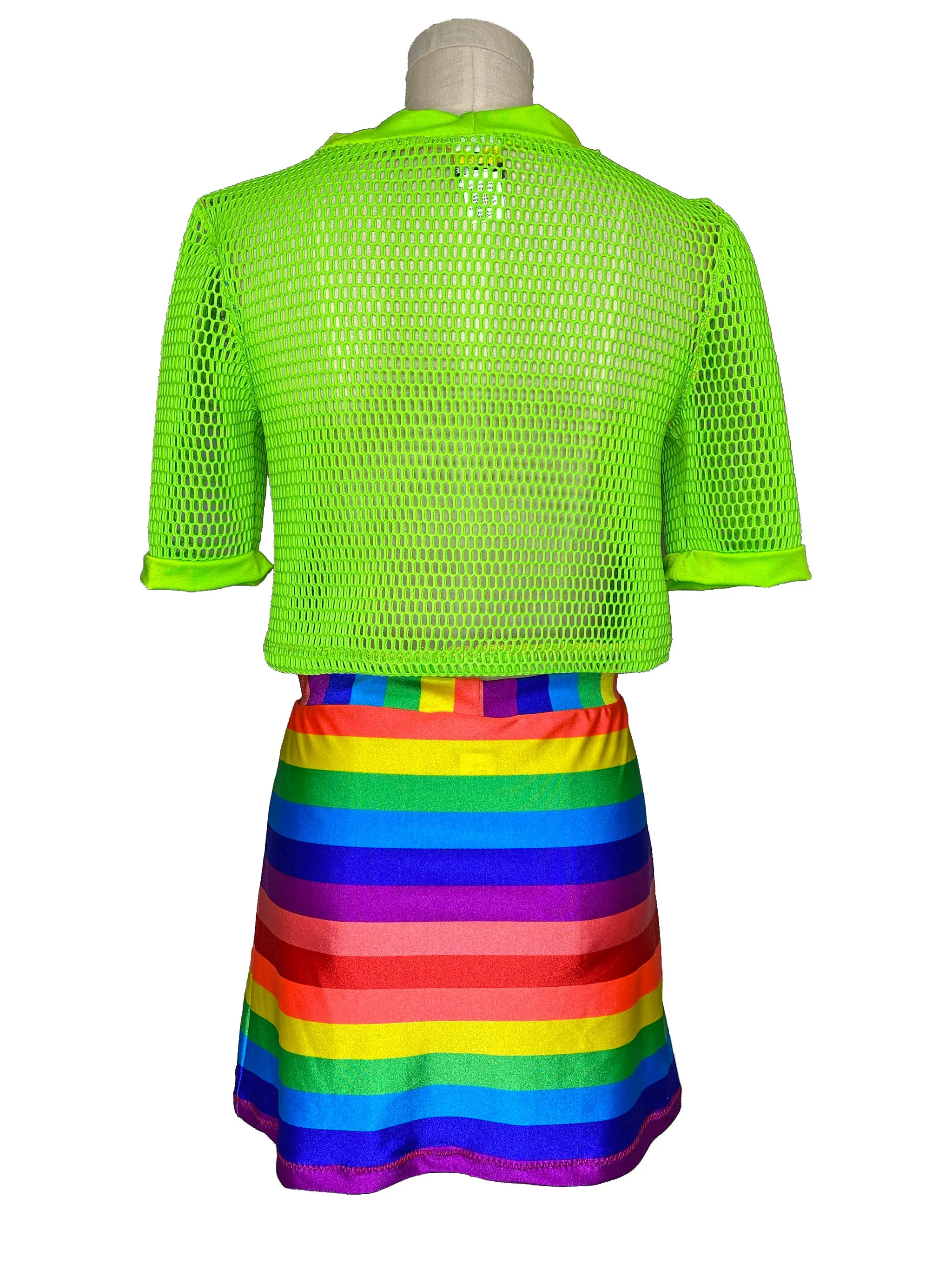 Rainbow Pride Mini Skirt (Medium)