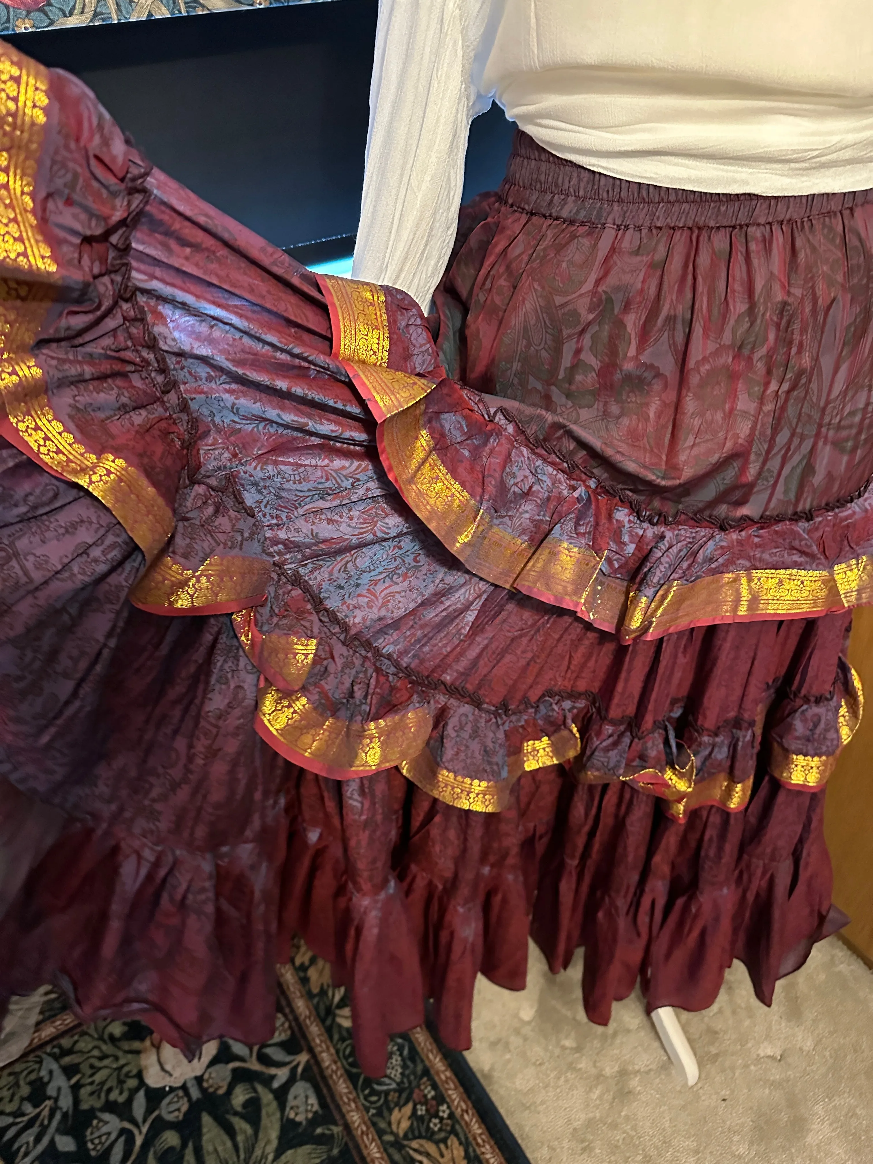 Ready to Ship Whitby Pirate Queen Skirt Shirt Galleon Hat F/S