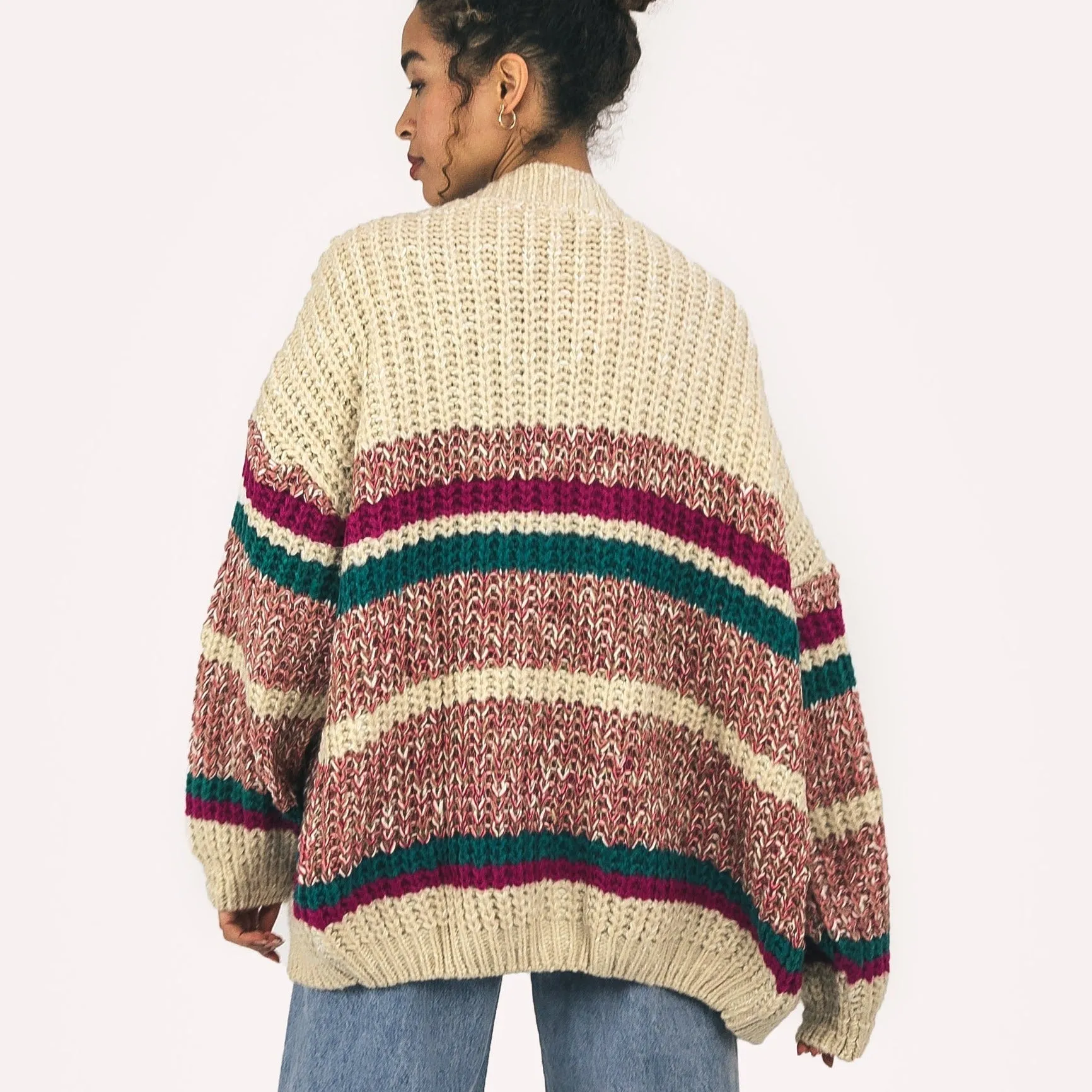 RESALE | Mya Chunky Stripe Cardigan