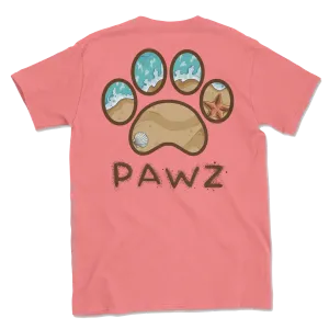 Sandy Pawz (Adult Short Sleeve T-Shirt)