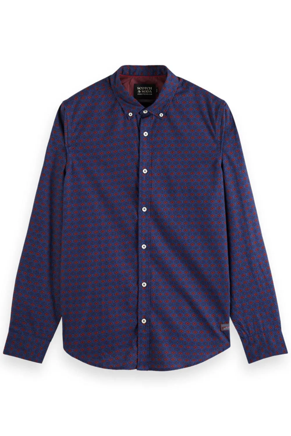 SLIM FIT DITSY AOP SHIRT Night Bookcover Ditsy