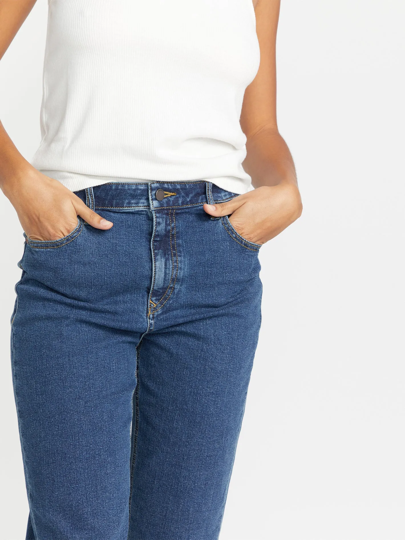 Stoned Straight Pants - Vintage
