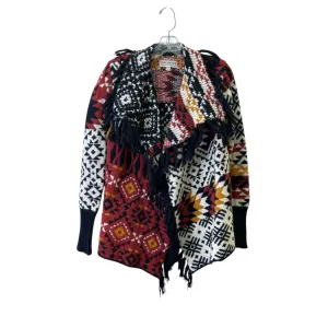 Sweater Cardigan By IDYLLWIND In Red, Size:Xs