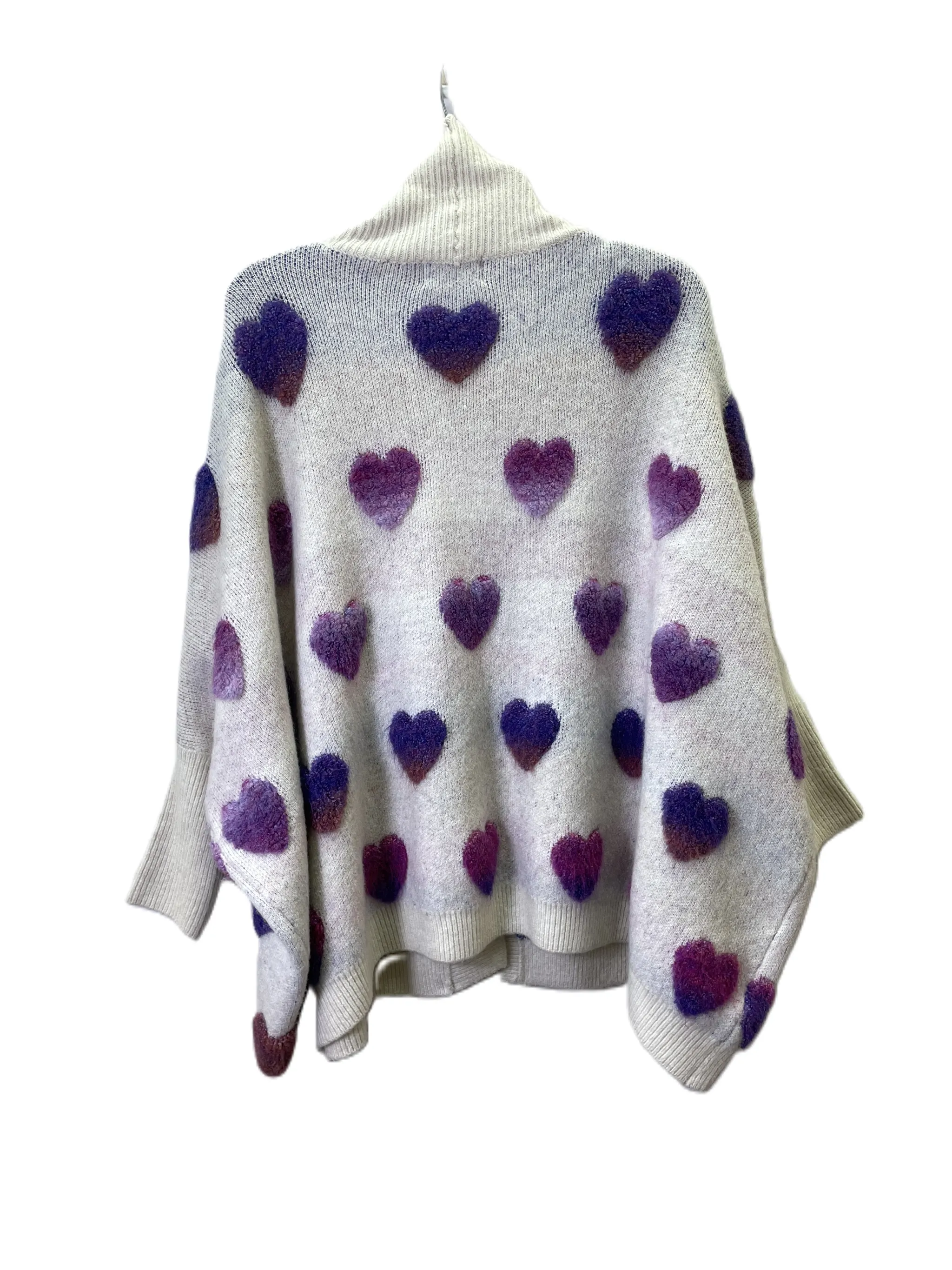 Sweater Cardigan By Look In Cream, Size: Osfm