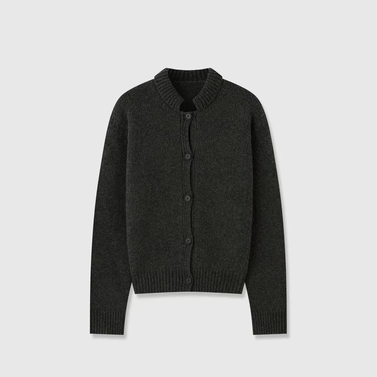 Toleet outfit inspo fall Autumn and Winter New British Style Retro Style Thick Needle Small Lapel Button Cardigan Jacket Sweater Coat Sweater for Women