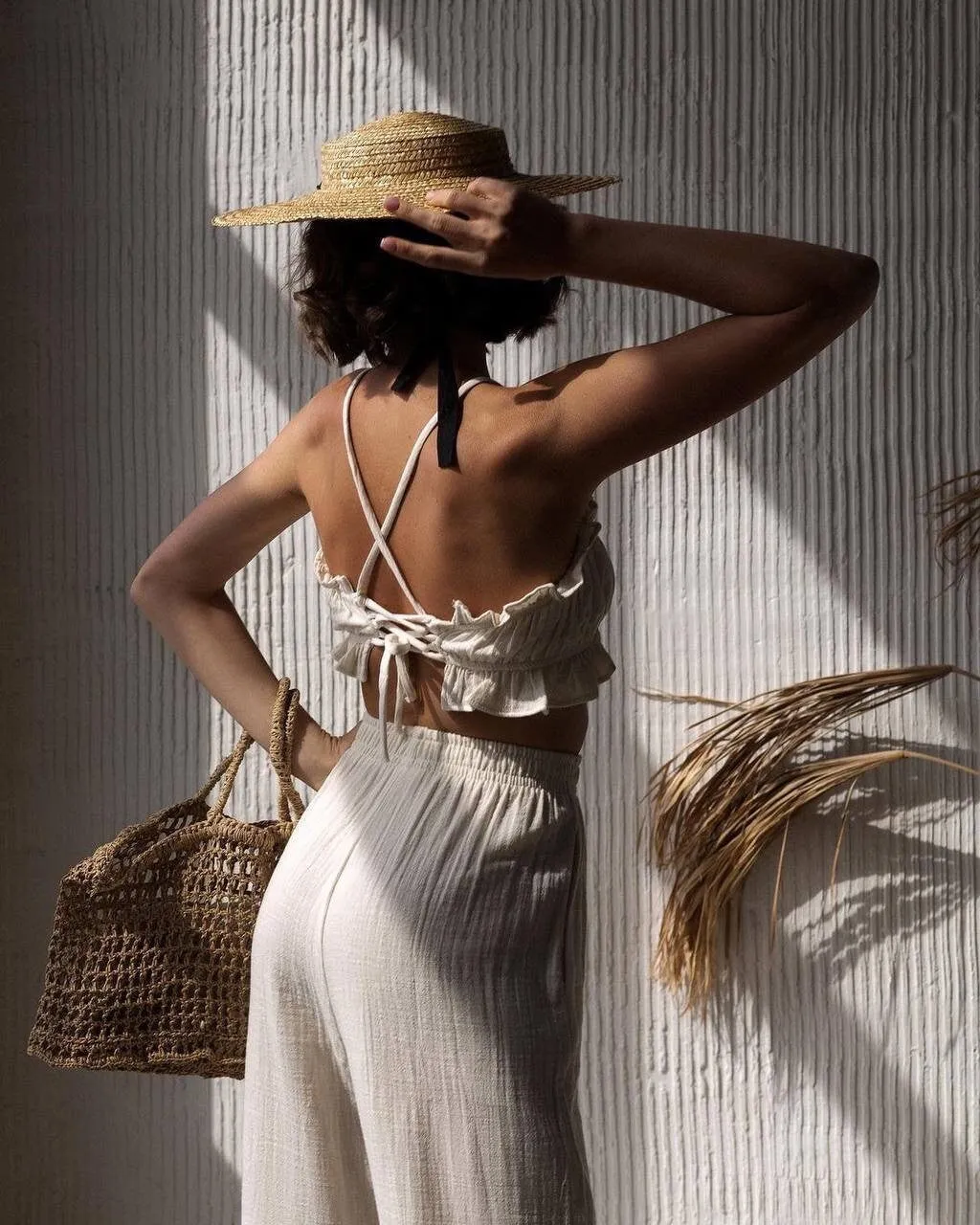 Two Layers Gauze Set, Boho Two Piece Set Women
