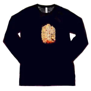 Walter Knabe Unisex Long Sleeve T Shirt Indianapolis Black