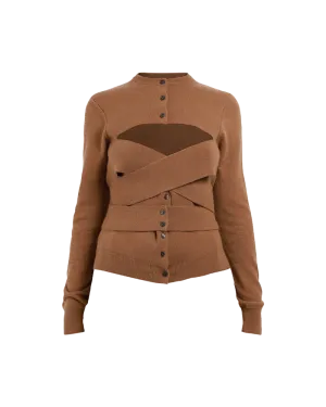 Wrap Cashmere Cardigan