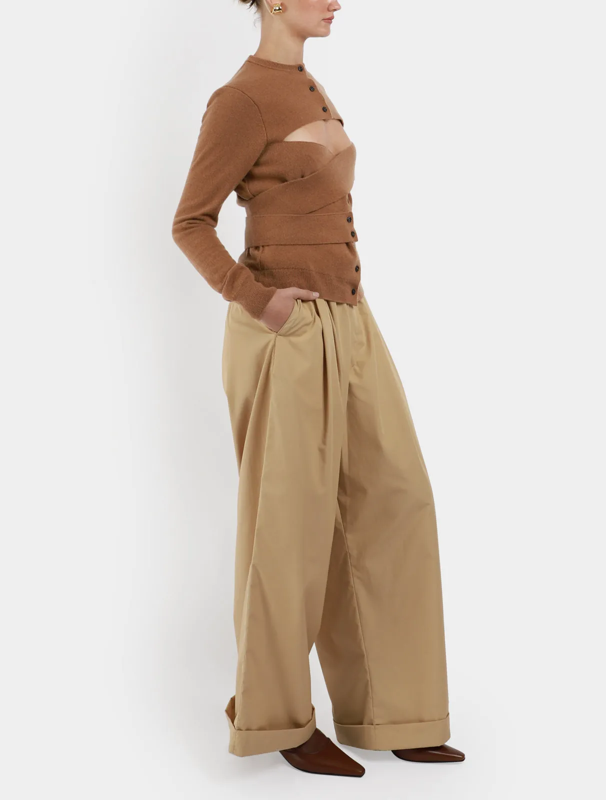 Wrap Cashmere Cardigan