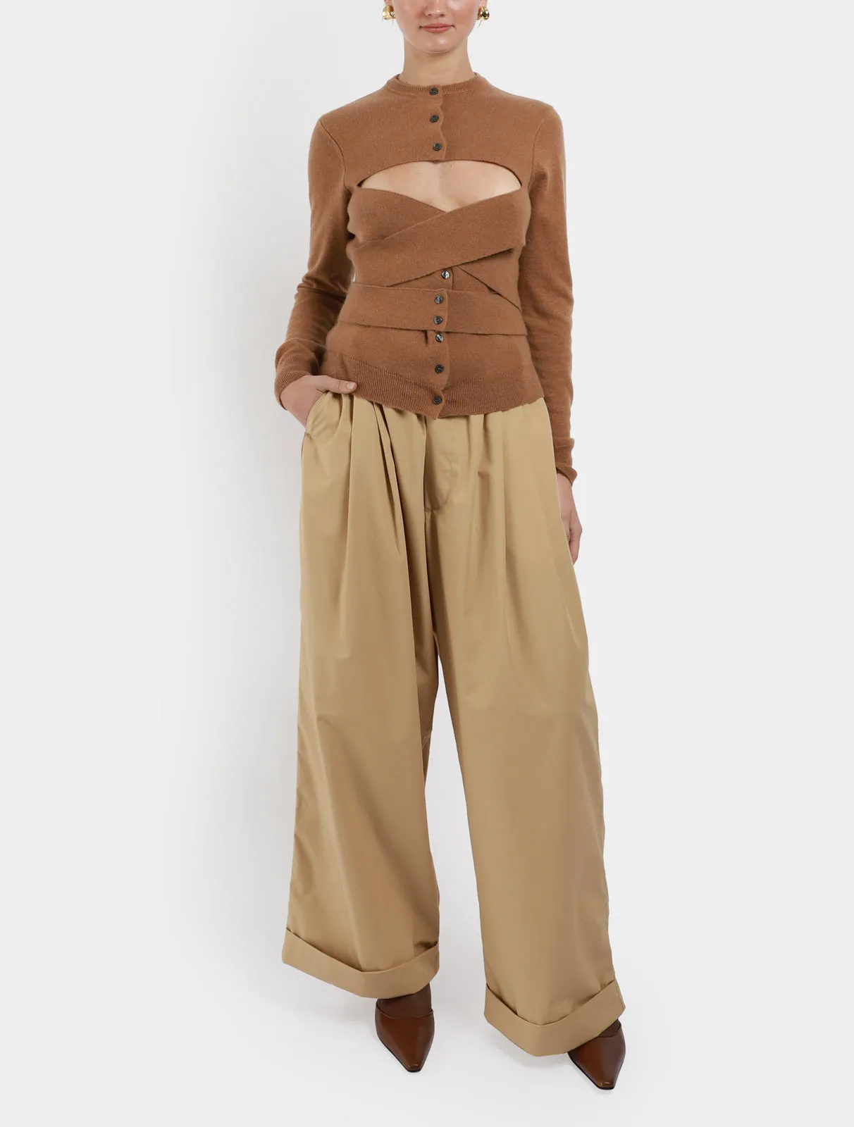 Wrap Cashmere Cardigan